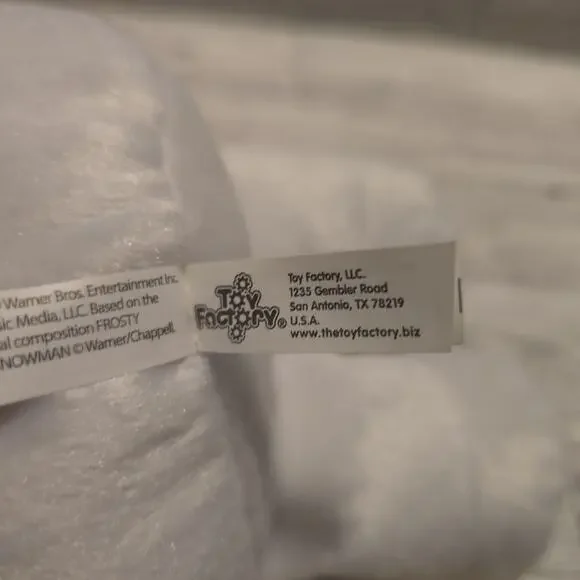 Frosty The Snowman Plush Toy 14 inches Magic Hat Red Scarf Christmas 2016 Mint - Picture 6 of 11